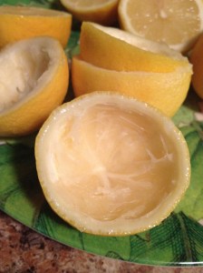 This is a photograph of actual lemons I actually made to make actual lemonade, FOR CONTEXT.