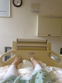 (Confession: I'm obsessed with hospital socks)